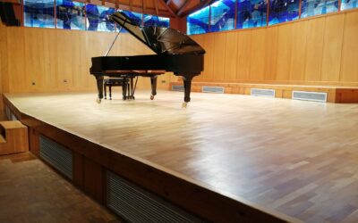 Trabajos de mejora en diversos espacios del Auditorio Pau Casals