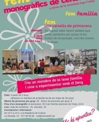 Monográfico de cerámica en familia, nueva propuesta para este próximo abril