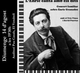 Concert participatiu i familiar aquest diumenge per descobrir la figura d’Enric Granados