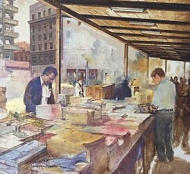 La Sala Portal del Pardo acoge la exposición de Julio García Iglesias, ganador del segundo premio del Concurso de pintura de 2016