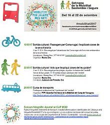 El Vendrell celebra la Setmana de la Mobilitat Sostenible i Segura amb dues passejades pel municipi