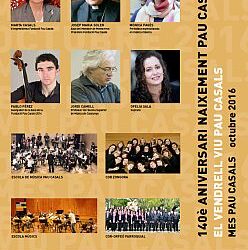 S’organitza el Mes Pau Casals en el 140è aniversari del naixement del Mestre