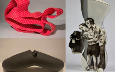 Exposición de las ganadoras de la X Bienal de Cerámica de El Vendrell en la sala Portal del Pardo