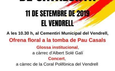 Actos de la Diada Nacional de Cataluña en el Vendrell