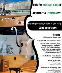 L’EMMPAC obre les preinscripcions i organitza dues jornades de portes obertes