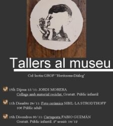 "Hacemos collage con material reciclado", nuevo taller infantil en el Museo Deu este jueves