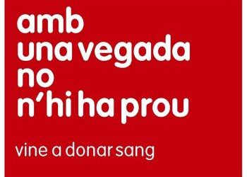 Campanya de donació de sang a la platja de Sant Salvador