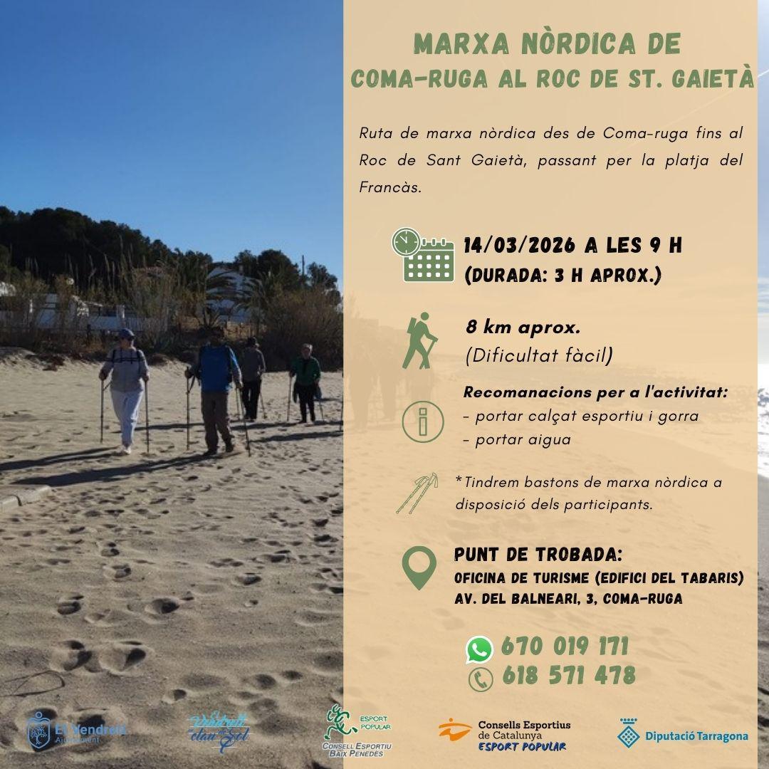 MARXA NÒRDICA DE COMA-RUGA AL ROC DE ST. GAIETÀ 19