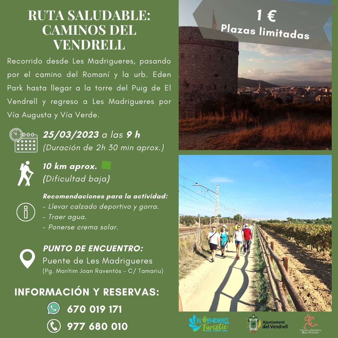 GESUNDE ROUTE: CAMINS DEL VENDRELL 29