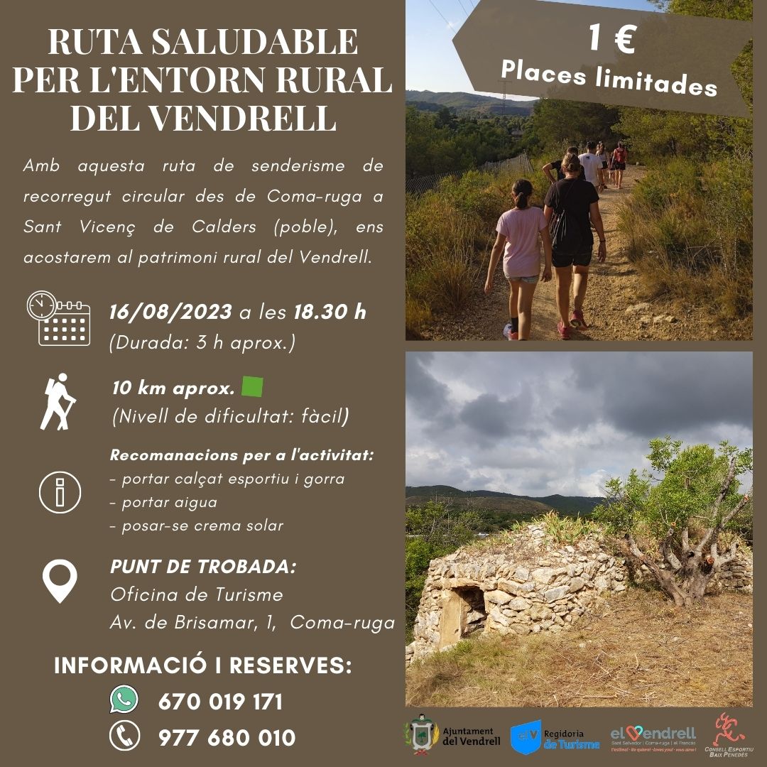 RUTA SALUDABLE POR EL ENTORNO RURAL DEL VENDRELL 27