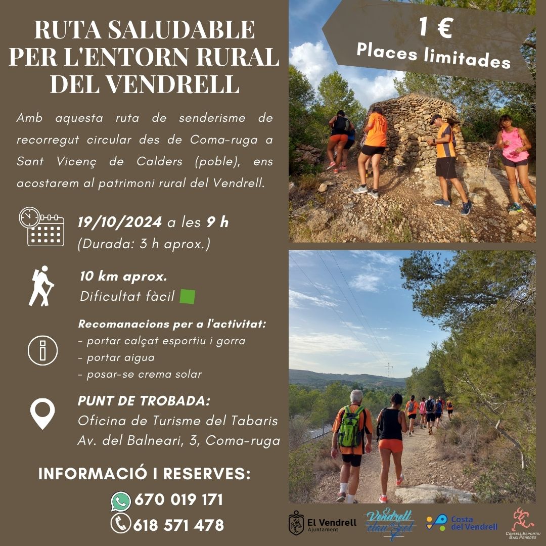 RUTA SALUDABLE POR EL ENTORNO RURAL DEL VENDRELL 27