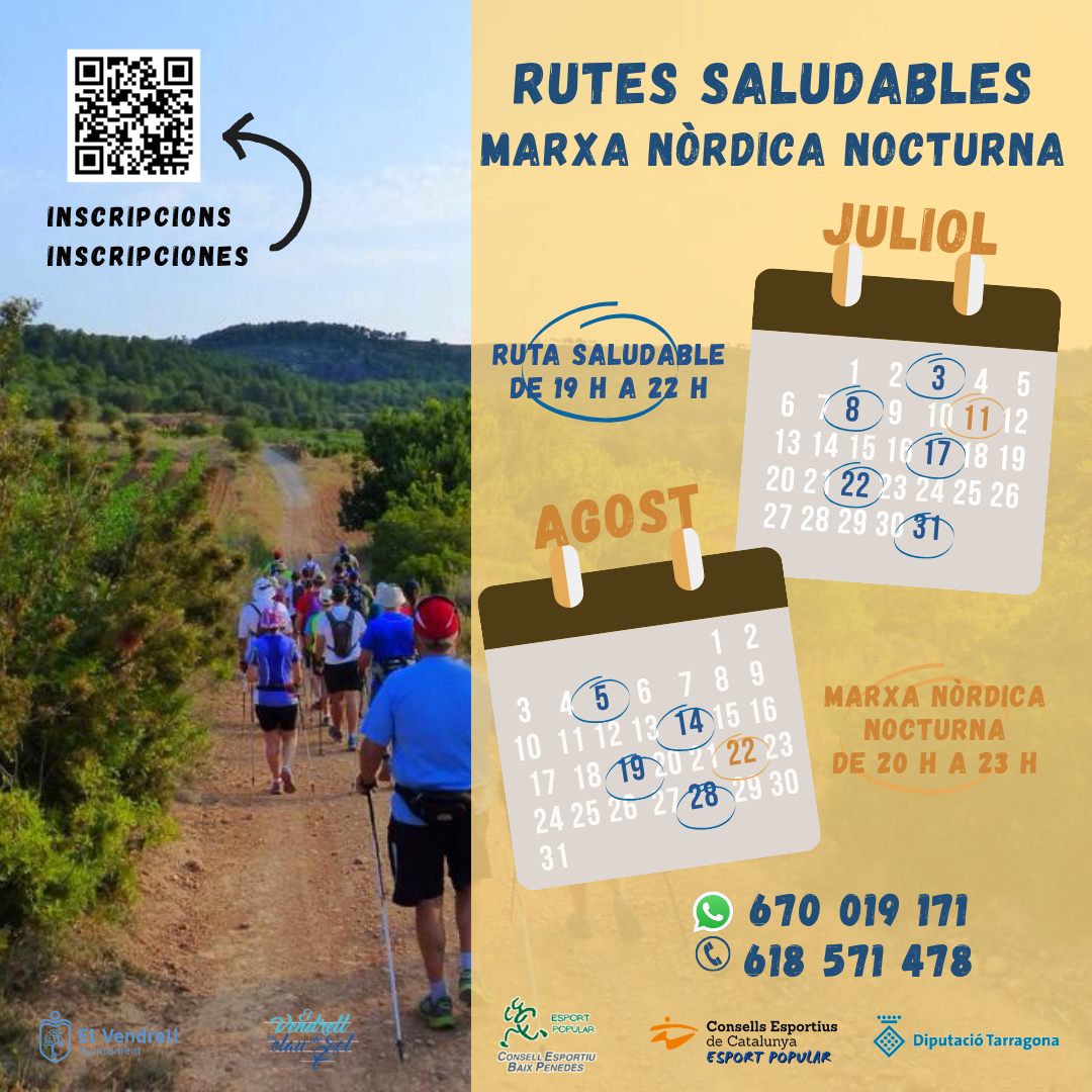 RUTES SALUDABLES I MARXA NÒRDICA NOCTURNA 19