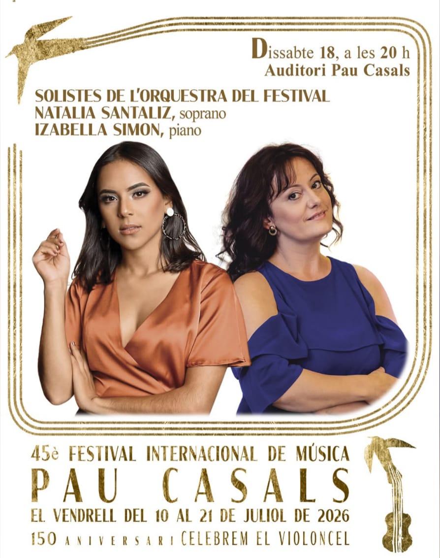 SOLISTES DE L'ORQUESTRA DEL FESTIVAL NATALIA SANTALIZ, SOPRANO I IZABELLA SIMON, PIANO 19