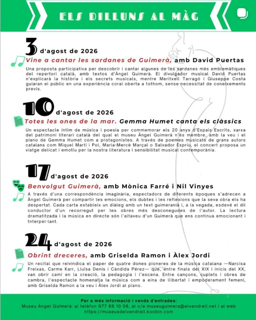 ELS DILLUNS AL MÀG - BENVOLGUT GUIMERÀ 21