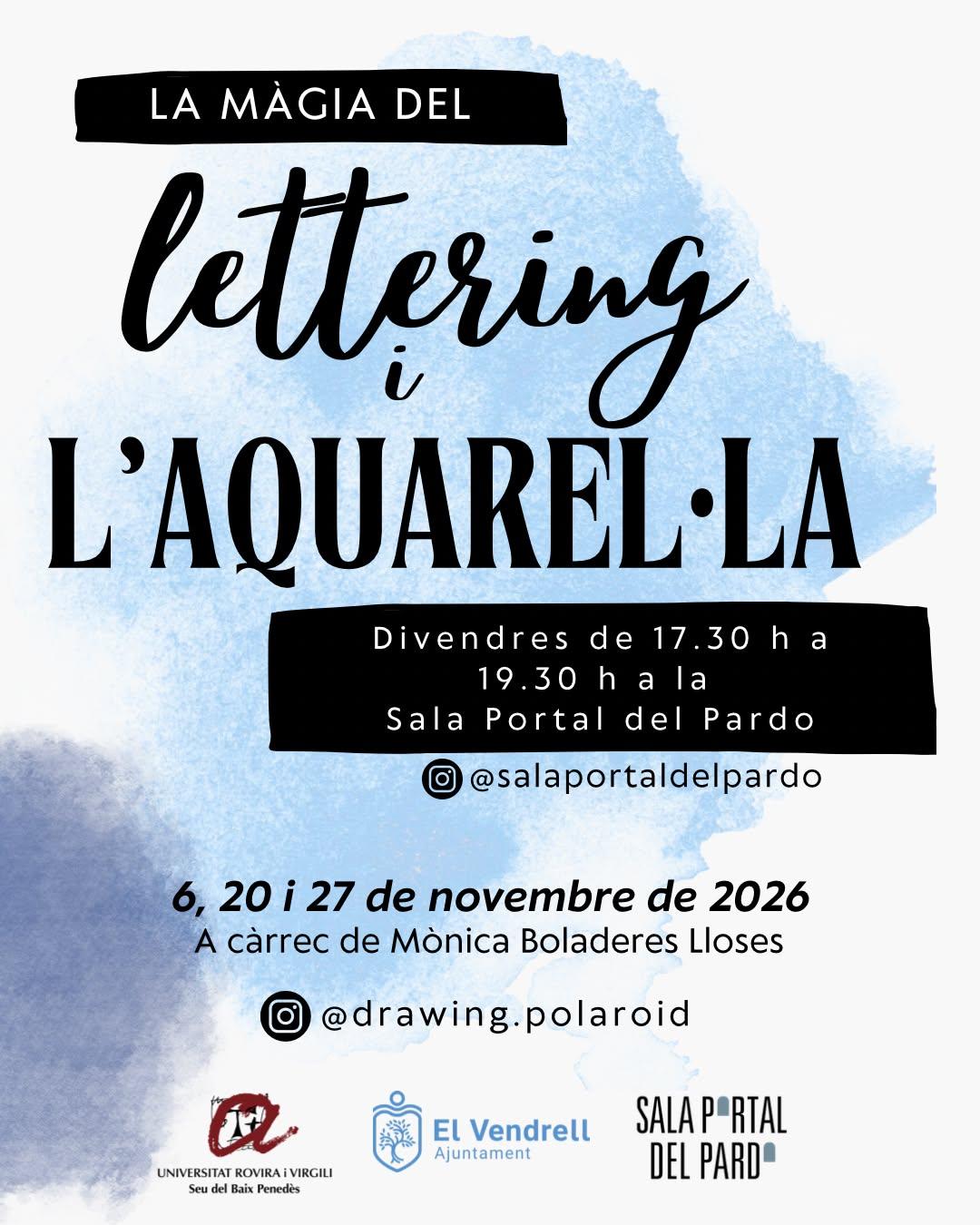 LA MÀGIA DEL LETTERING I L'AQUAREL·LA 23